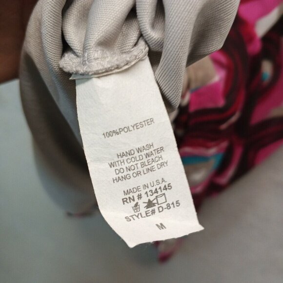 PRIVATE GALLERY Dress Size M(8-10) Women Sleeveless V-neck Chiffon Knit lining - Picture 14 of 14